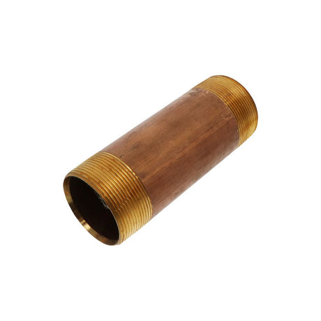 Lead-Free Red Brass Pipe Nipple 2 MIP x 6