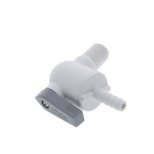 Parker Liquifit Par-Barb Valve Male Elbow - 1/4 ID Barb x 1/4 MPT
