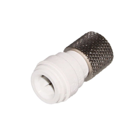 John Guest 3/8 x 9/16-24 UNEF Female Connector - White