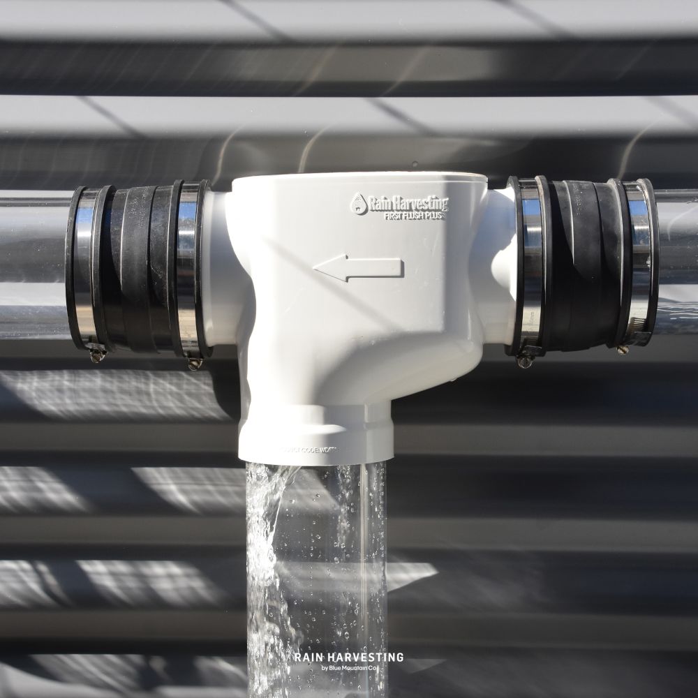 First Flush Plus Downpipe Kit 4" WDDP111 Rain Harvesting by Blue Mountain Co.