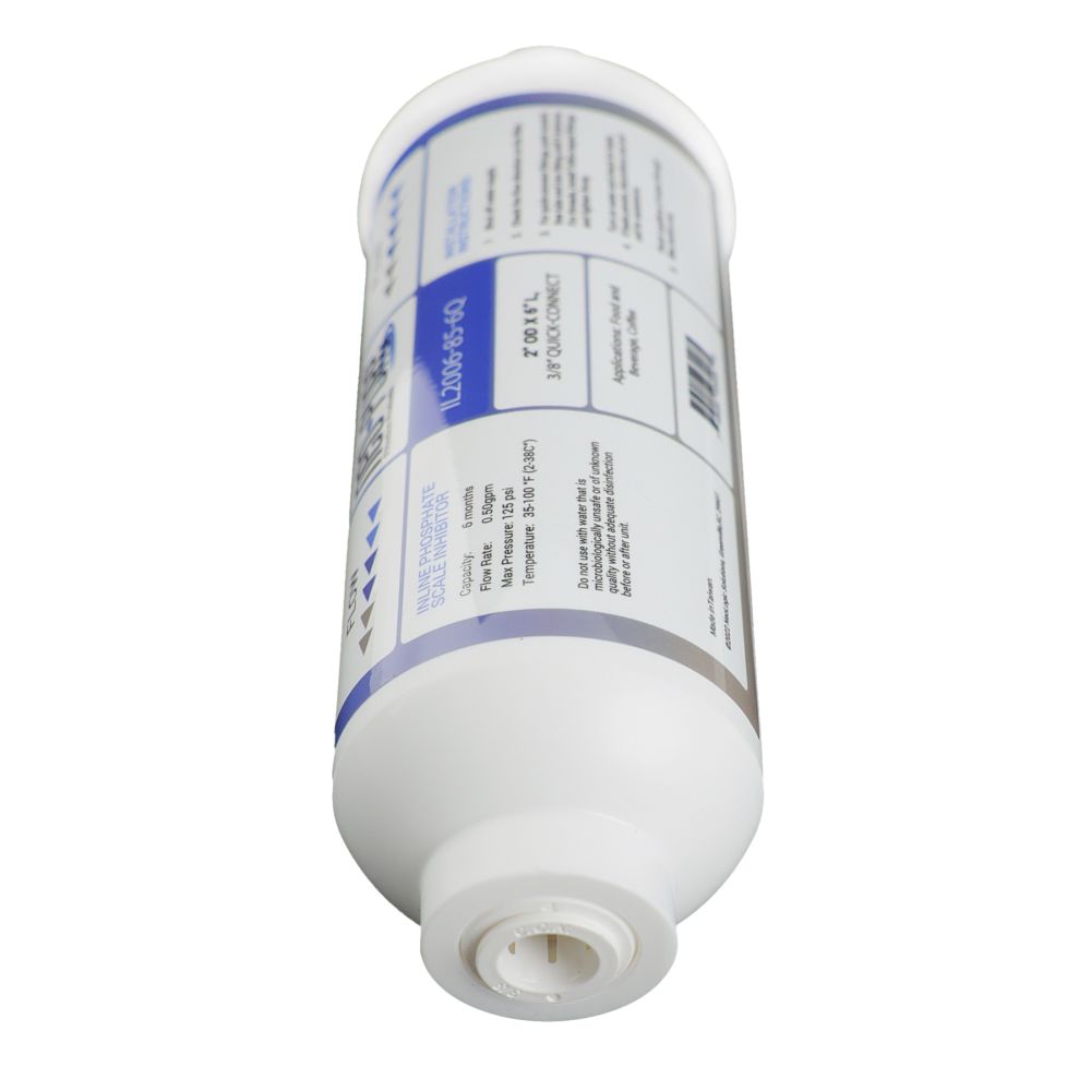 Neo-Pure Inline 2x6 Phosphate Scale Inhibitor with Sediment Pad, 3/8 QC Filter