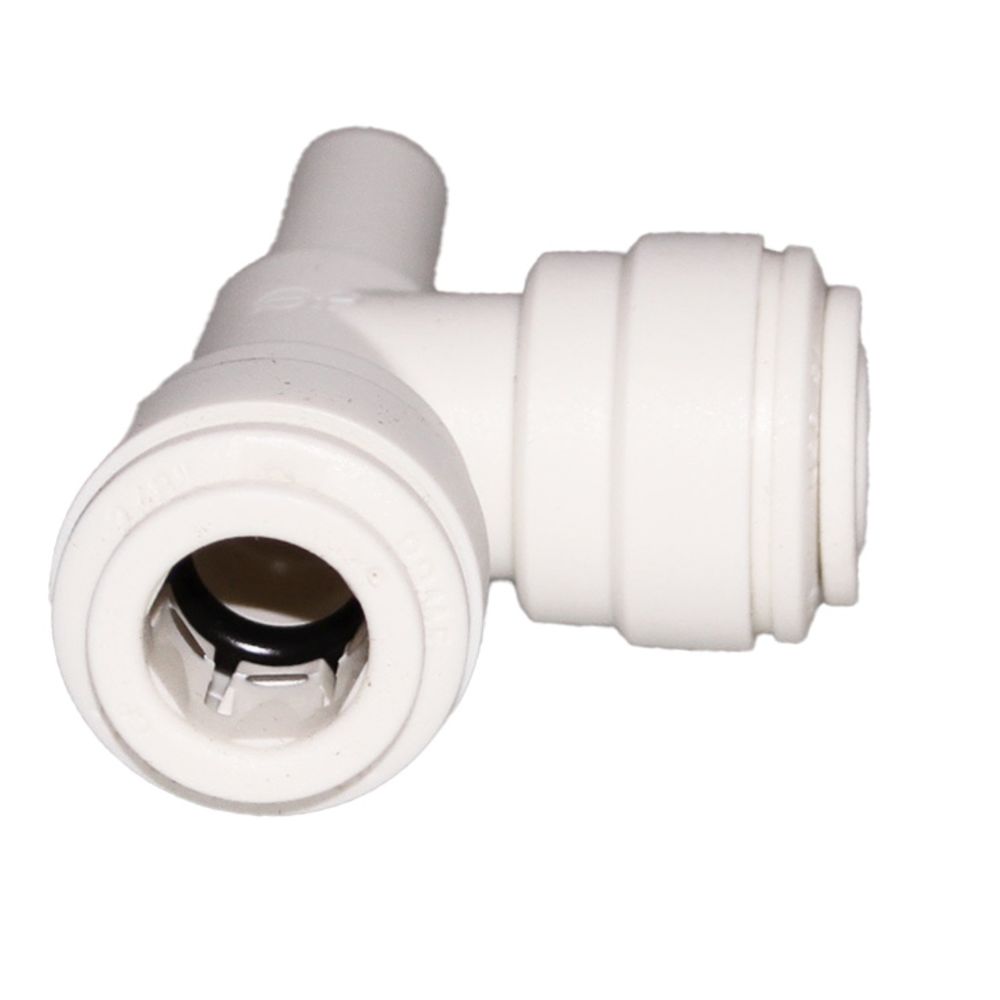 John Guest Stackable Stem Tee Polypro - 3/8 OD Stem x 3/8 x 3/8