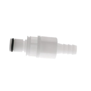 PLM22005 Multi-Mount Non-Valved Hose Barb Coupling Insert - 5/16 ID Barb Acetal