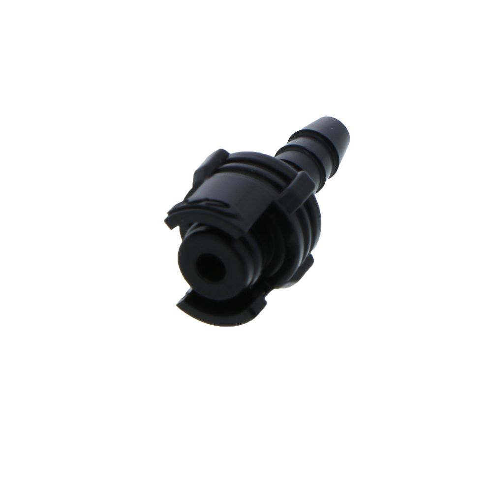SMM02MBLK Non-Valved Inline Coupling Insert 1/8 Hose Barb
