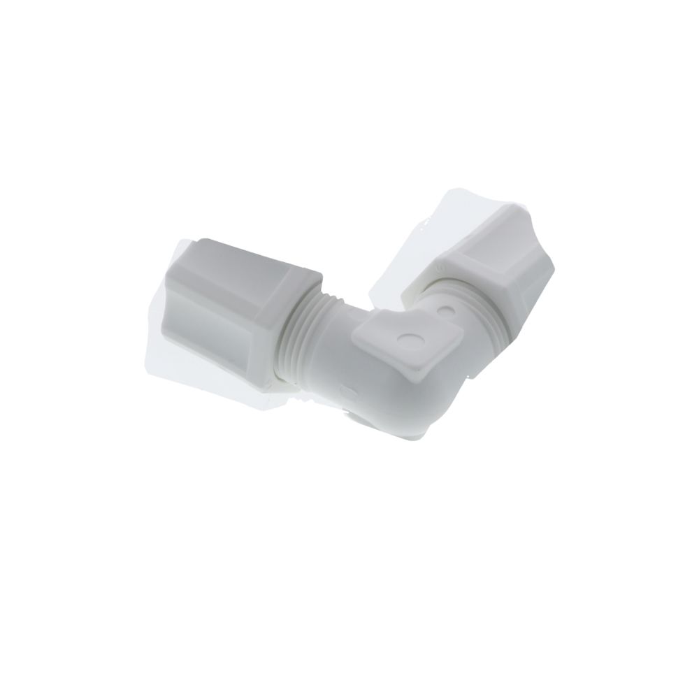 JACO 50-8-P-PG Polypropylene Union Elbow 1/2 OD Tube x 1/2 OD Tube