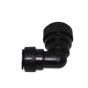 John Guest ProLock Black Reducing Elbow - 3/4 CTS x 1/2 CTS