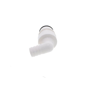 HFCD23835 Valved Elbow Hose Barb Coupling Insert 1/2 ID Barb