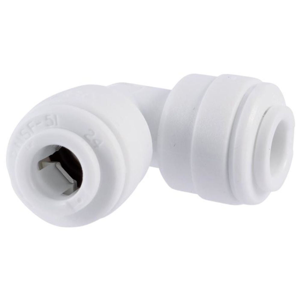 John Guest Acetal 3/8" Union Elbow - White