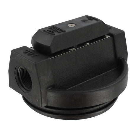 Pentek 154134 Black VIH Cap for #10 and #20 VIH Housings w/ PR - 3/4" FPT