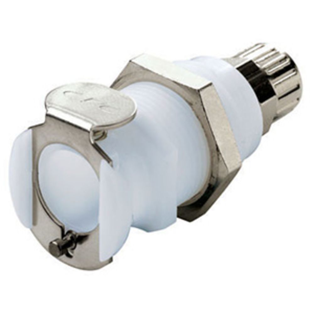 PLCD12004 Valved Panel Mount PTF Coupling Body 1/4 PTF