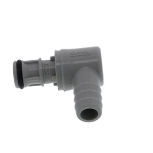 EFC23612 Non-Valved Hose Barb Elbow Coupling Insert 3/8 ID Barb