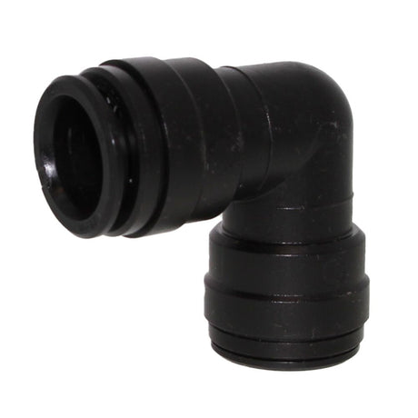 John Guest Union Elbow BLACK ACETAL - 15mm
