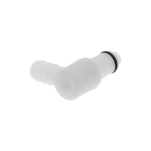 APCD23006 Valved Elbow Hose Barb Coupling Insert 3/8 ID Barb