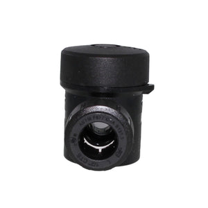 John Guest Two-Way Ball Valve: 1/2 in, Acetal, Straight, Push x Push