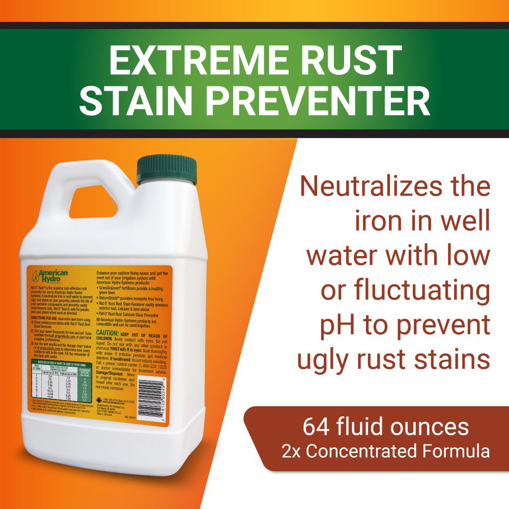 Rid O’ Rust® RR2 Extreme Water Rust Preventer - 0.5 Gal