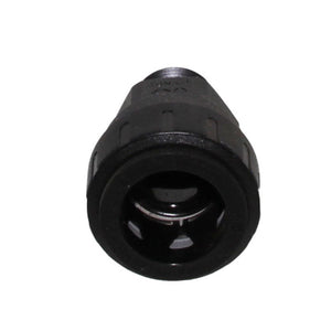 John Guest Black Male Connector - 1 CTS x 3/4 NPT