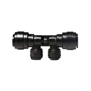 NeoFit - Acetal Black Cooling Mainfold 15mm tube x tube 3/8"