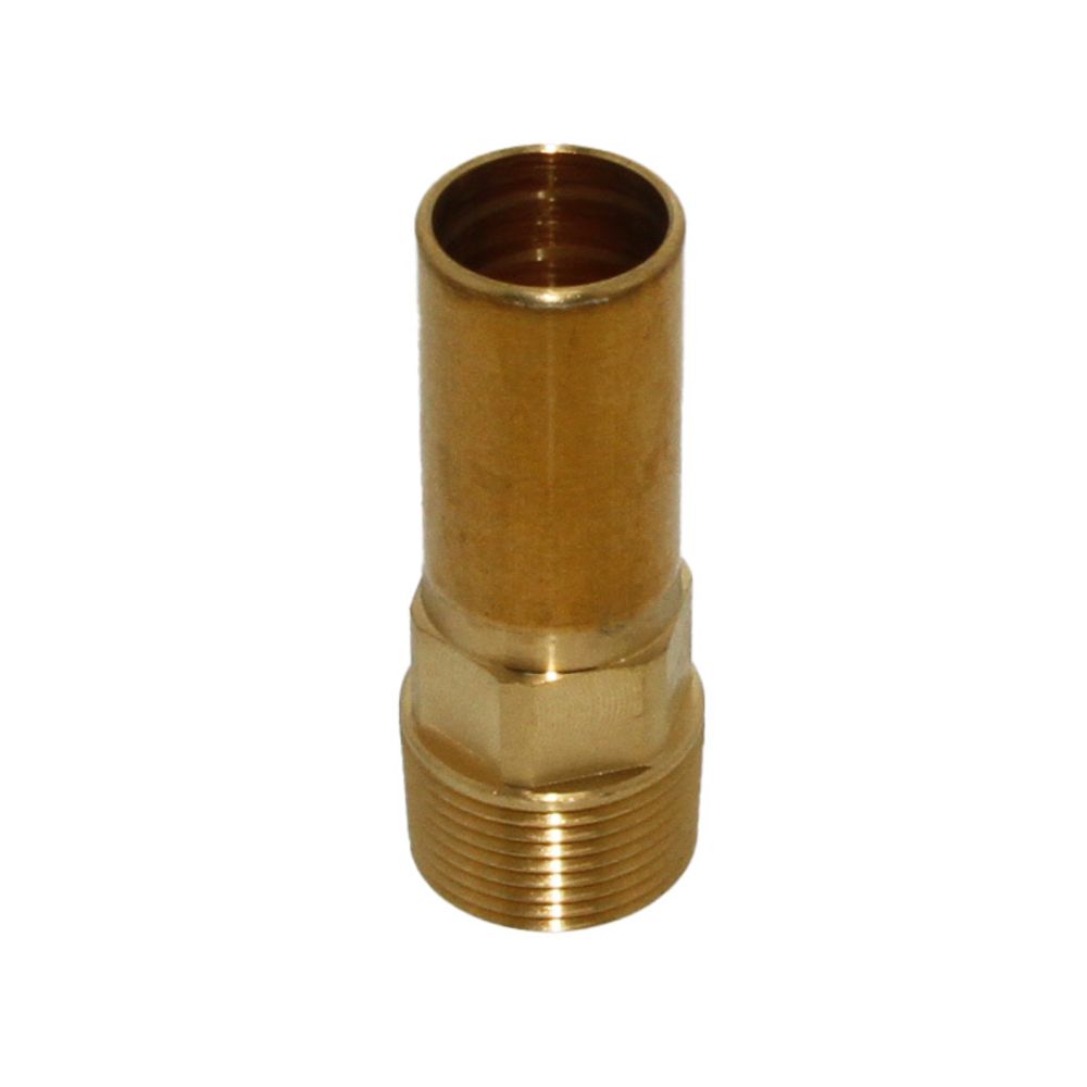 John Guest Brass Male Stem Adapter NPT - 22mm x 3/4 NPT