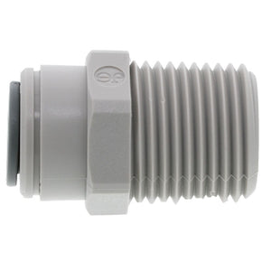 John Guest Male Connector - 3/8 x 1/2  NPTF