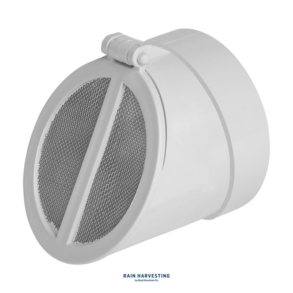 Mozzie Stoppa Hi-Flow Flap Valve Screen 3 inch or 4 inch from Rain Harvesting Pty by Blue Mountain Co.