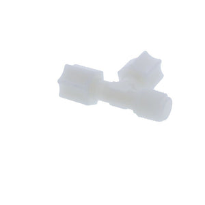 JACO 75-4-4-N-O Nylon Male Run Tee 1/4 OD Tube x 1/4 MPT