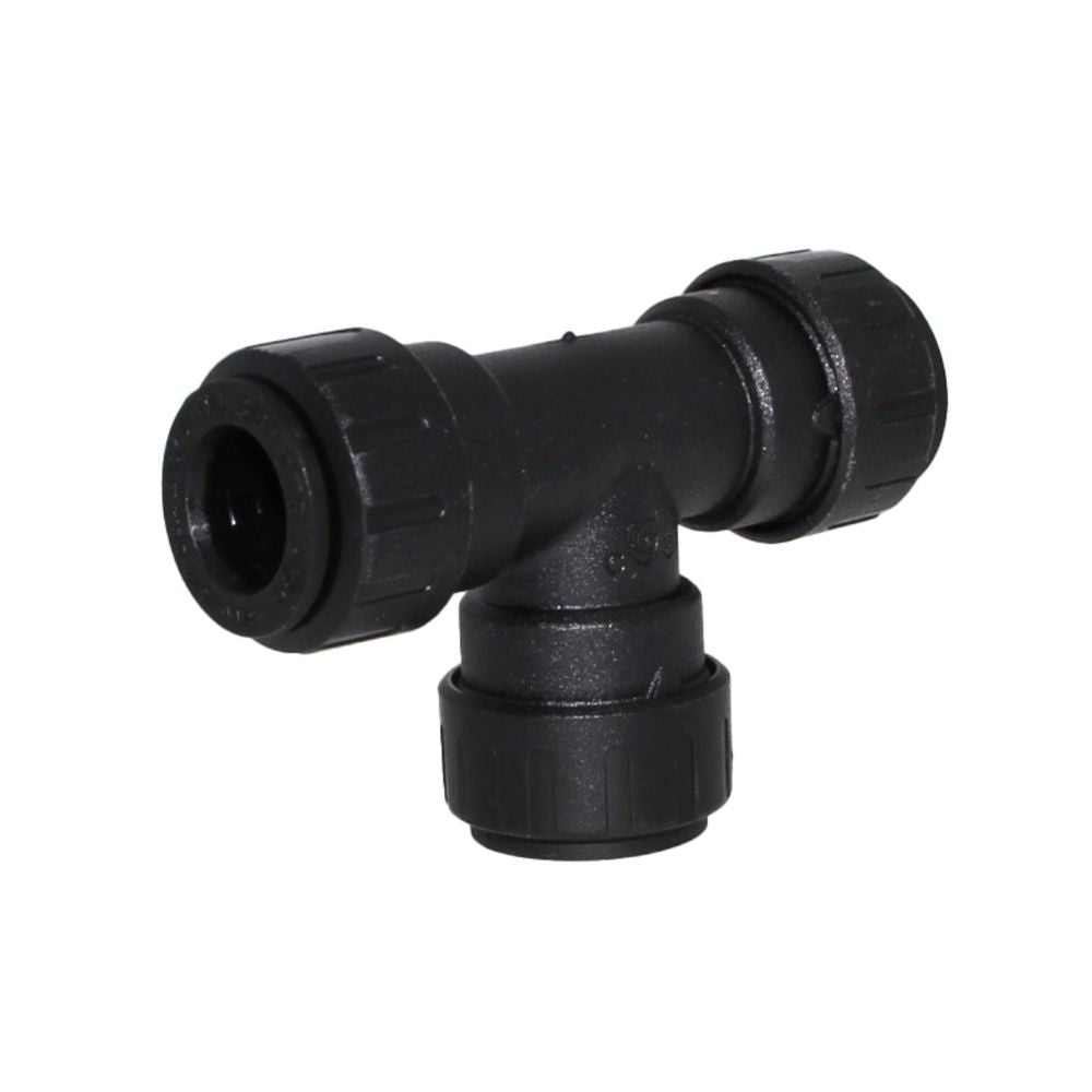 John Guest Prolock Reducing Tee - 1 x 1 x 3/4 CTS