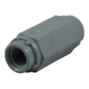 Check Valve 426 Series PVC Gray 1/4" FPT BUNA