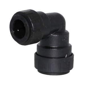 John Guest ProLock Black Union Elbow - 1/2 CTS