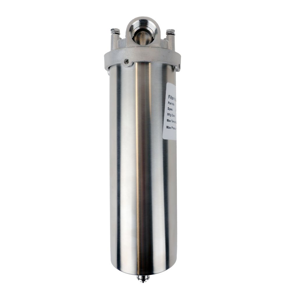 neoPure Commercial Housing Single Filter 2.5" x 10" 316SS 3/4" FNPT