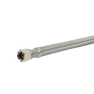 Braided Stainless Steel Hose 304 1/4" COMP x 1/4" COMP 300" Length