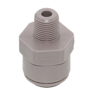 John Guest Male Connector NPTF - 3/8 x 1/8  NPTF