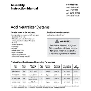 Acid Neutralizing Filter System