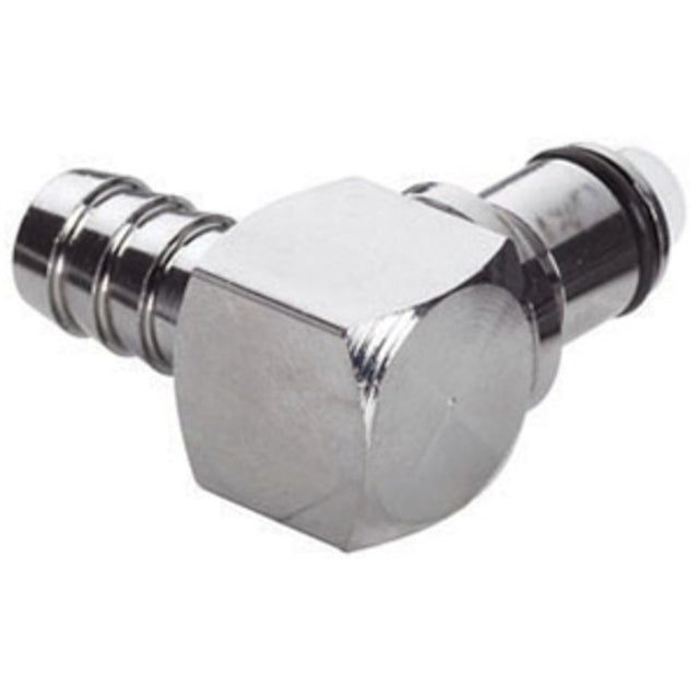71300 NSF Valved Elbow Hose Barb Coupling Insert 3/8 ID Barb