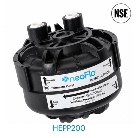 neoFlo HEPP200 Permeate Pump NSF® Certified for up to 200 GPD - Bundle Options