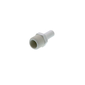 John Guest Stem Adapter Polypro - 1/2 x 1/2 NPTF