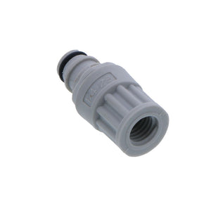 NS1D26042812 Valved In-Line Coupling Insert 1/4-28 Flat Bottom Port