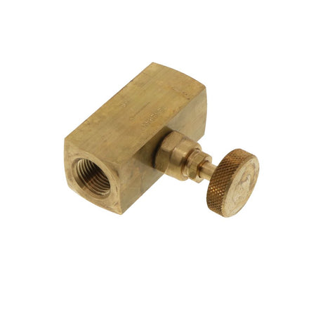 Lead-Free Brass Needle Valve 3/8" FPT x 3/8" FPT