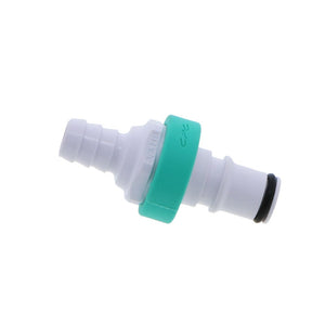 NS4D2200606 ABS Valved In-Line Hose Barb Coupling Insert 3/8 ID Barb