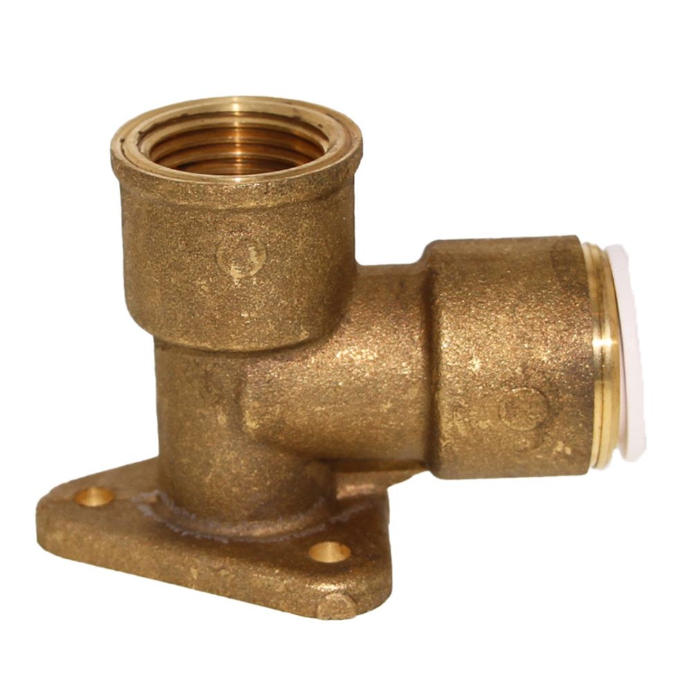 John Guest Drop Ear Elbow - 1/2 CTS x 1/2 NPT