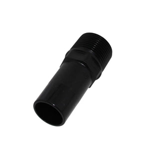 John Guest Black Male Stem Adapter - 1 CTS Stem x 1 NPT