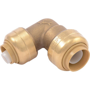 SharkBite® U272LF Lead-Free Brass Push-to-Connect Reducing Elbow - 1/2" x 3/8"