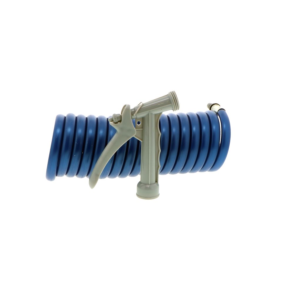Watts AquaLock/SeaTech - SC15203B Supercoil Hose 15' BLUE with Speed-Tap Hose Adaptor