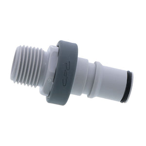 NS6D24008BSPT Valved Male Thread Coupling Insert 1/2 BSPT