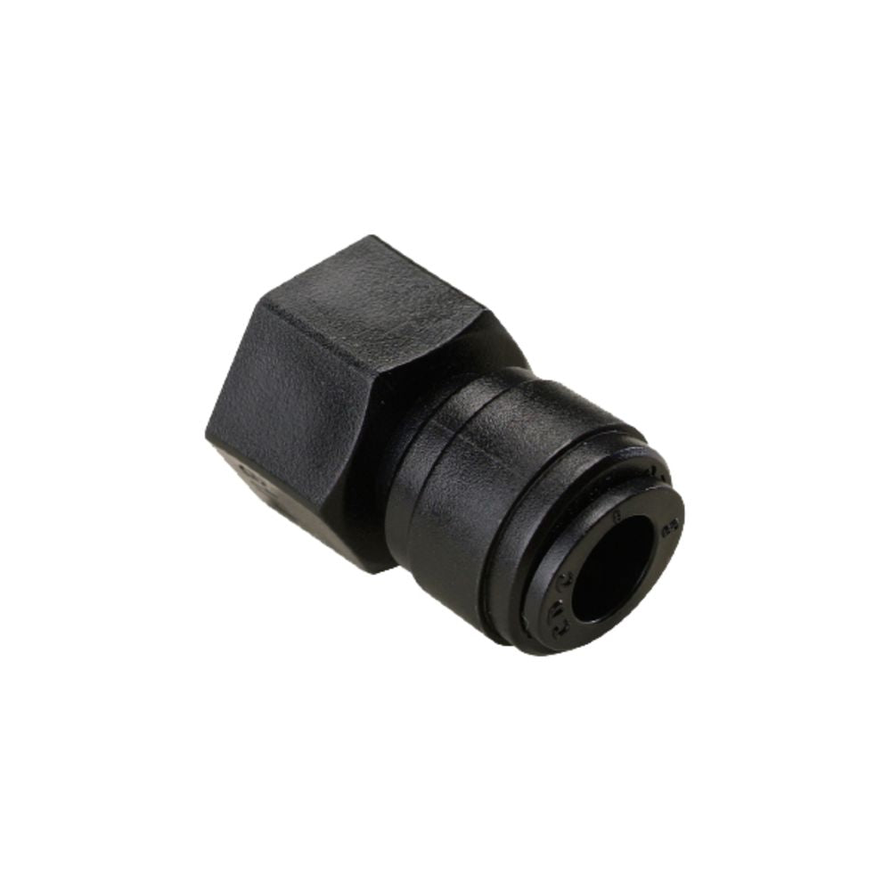 NeoFit - Acetal Black Female Adapter- UN V-Type- 8mm x 1/2-16 UN