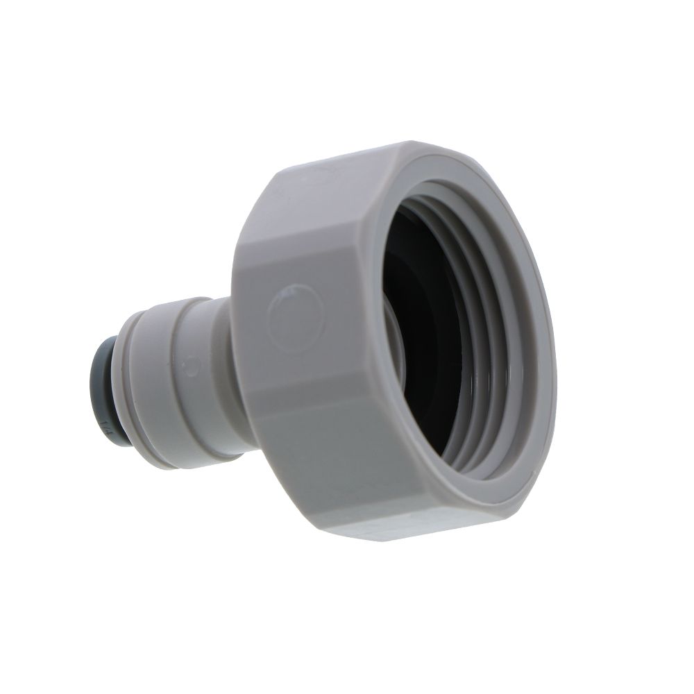 John Guest Tap Adaptor BSP Thread - 1/4" x 3/4" BSP Flat End