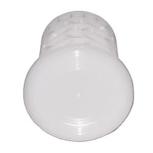 Filter Cartridge Spring Adapter, Natural PP, 2.3” L x 2.4” max dia