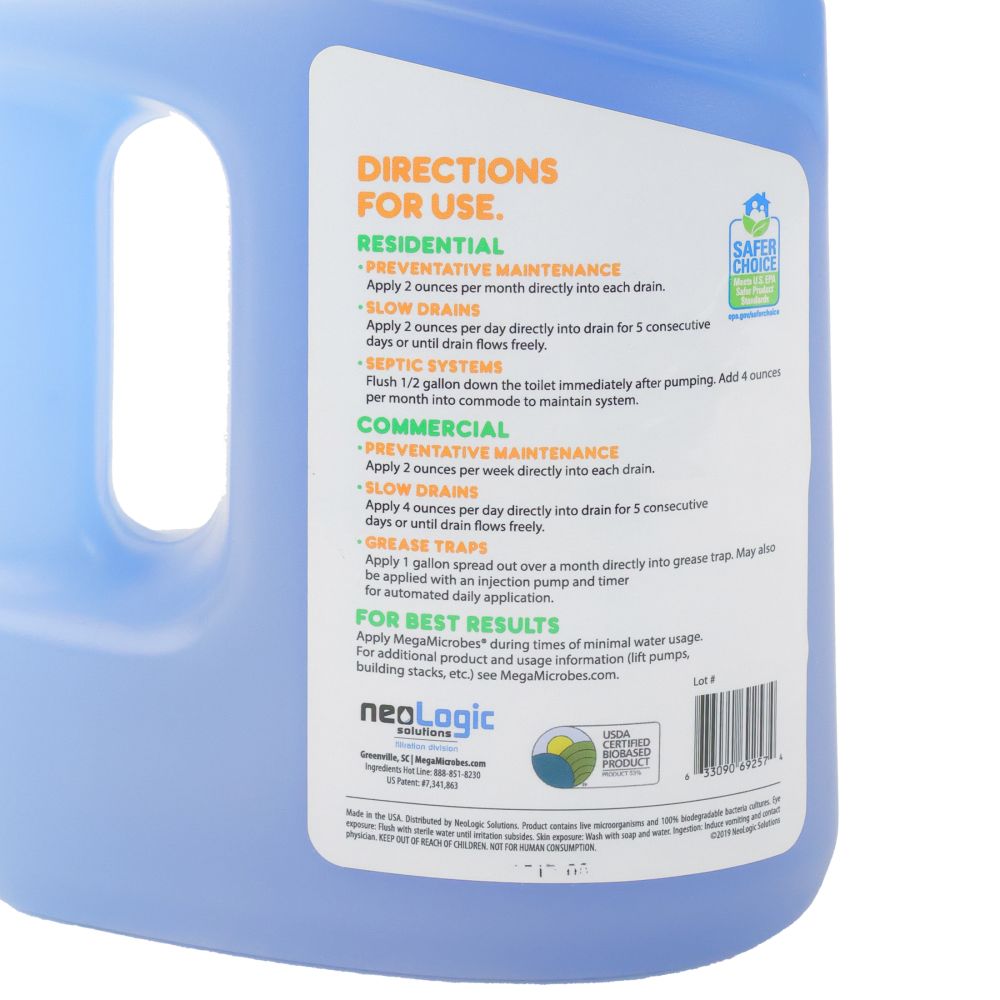 MegaMicrobes MML-32FL Liquid Premium Organic Waste Digester 32oz