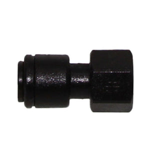 John Guest Female Adaptor BLACK ACETAL - 4mm x 1/8 BSP