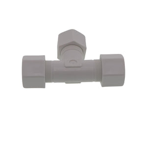 JACO 70-12-P-PG Polypropylene Union Tee 3/4 OD Tube x 3/4 OD Tube x 3/4 OD Tube