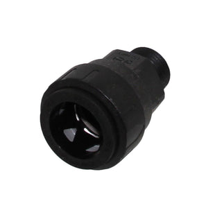 John Guest Black Male Connector - 1 CTS x 1 NPT